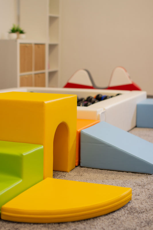 Soft Play 10 Foam Block Set - Light Multicolor Creativity