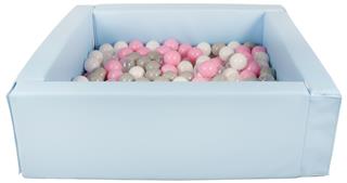 Ball Pit with 200 Balls - Pastel Blue