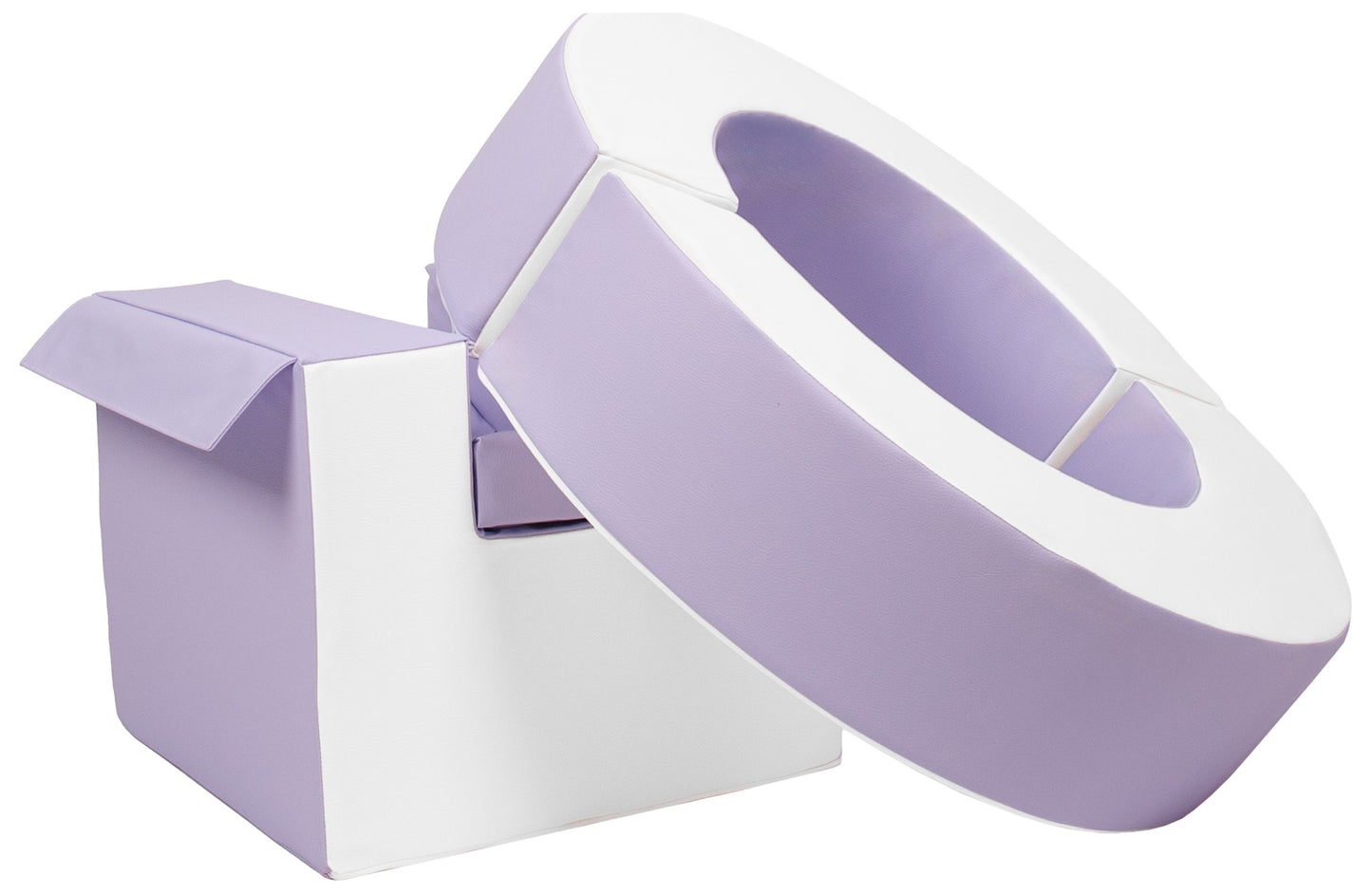 Hoop & Cube Only - Lilac