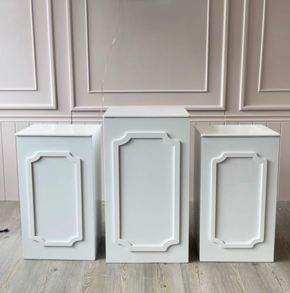 Elegant Square Cake Plinth