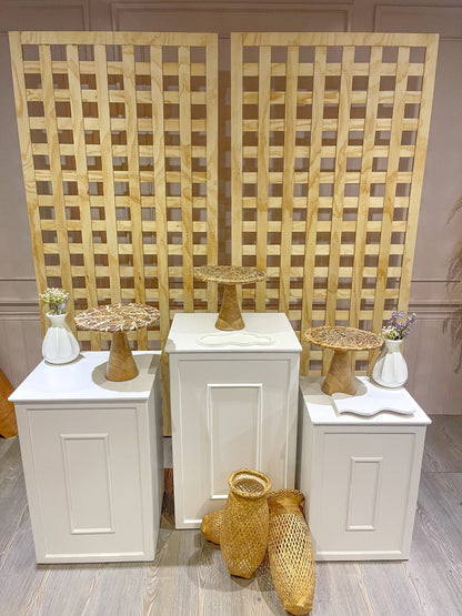Elegant Square Cake Plinth