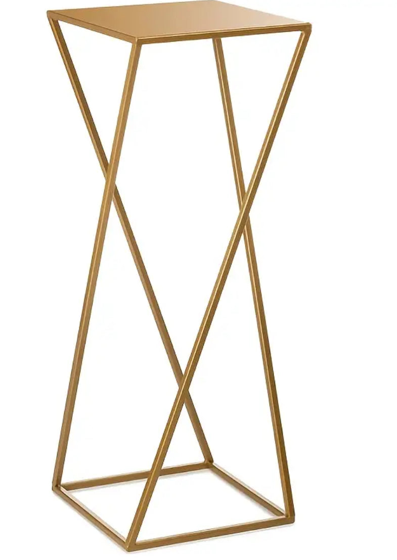 Gold Geometric Plinth