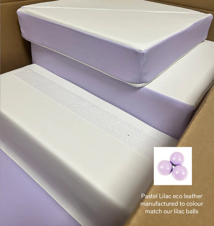 Ball Pit with 200 Balls -Lilac/White