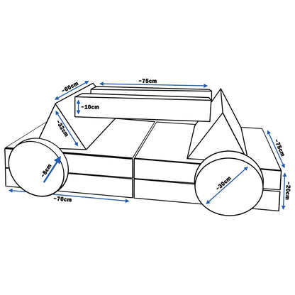 Modular Play Sofa - Cream
