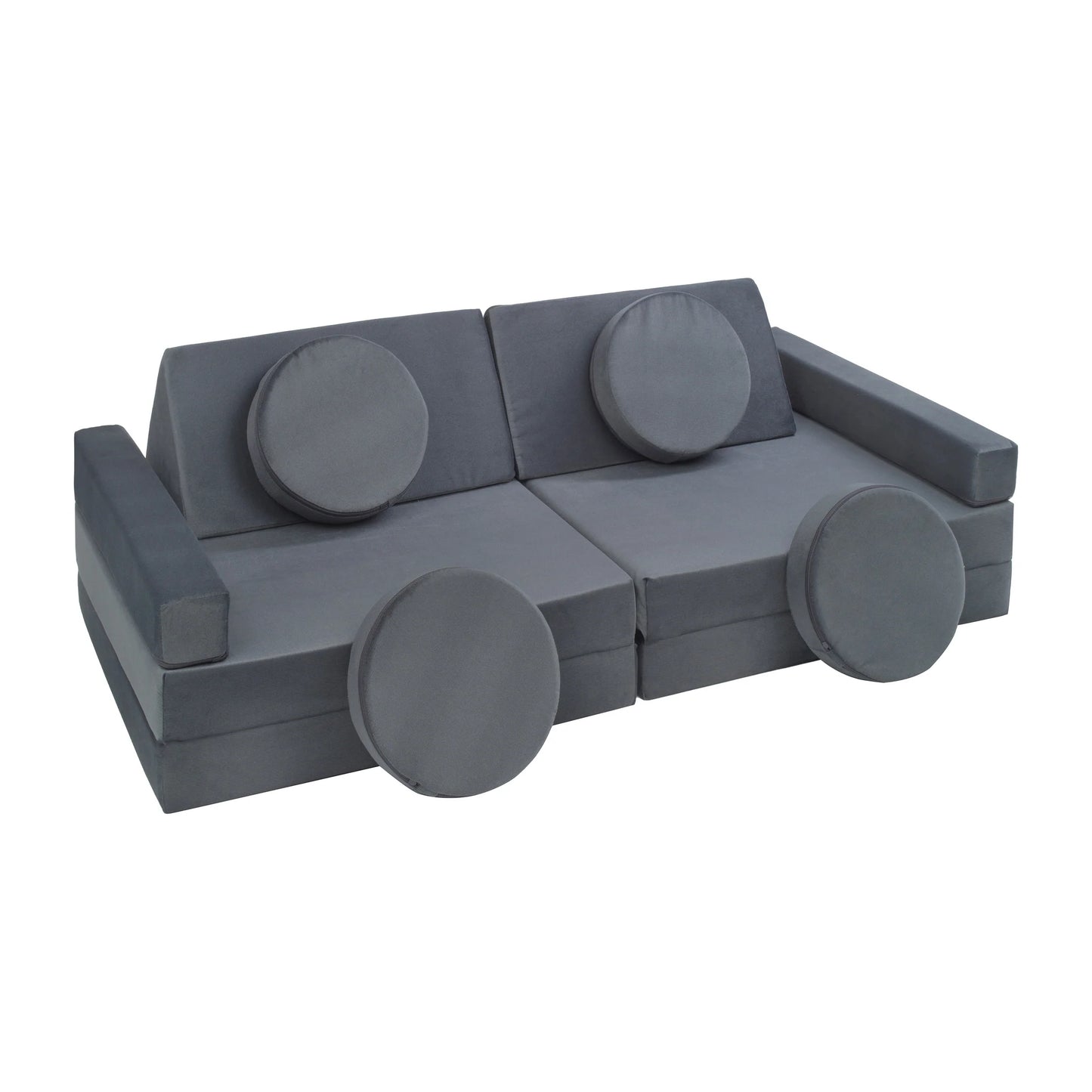 Modular Play Sofa - Dark Grey