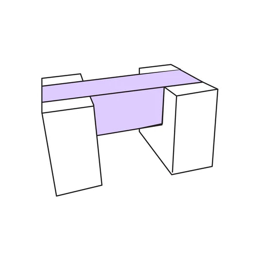 Beam with Velco  - Lilac