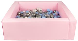Ball Pit with 200 Balls - Pastel Pink