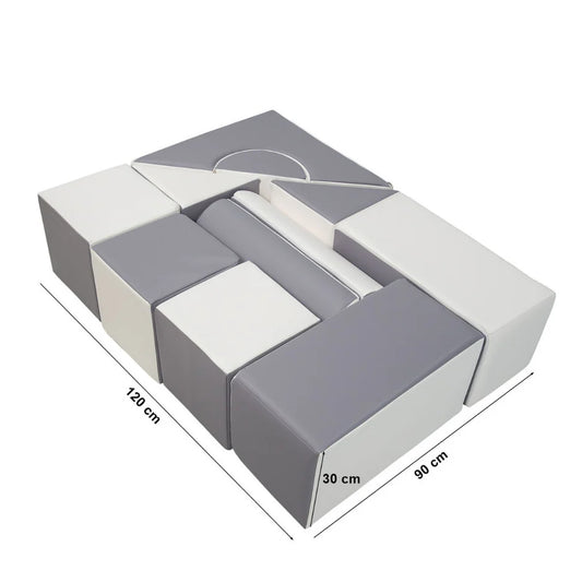 Maxi Castle Blocks - Grey