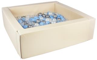Ball Pit with 200 Balls - Beige