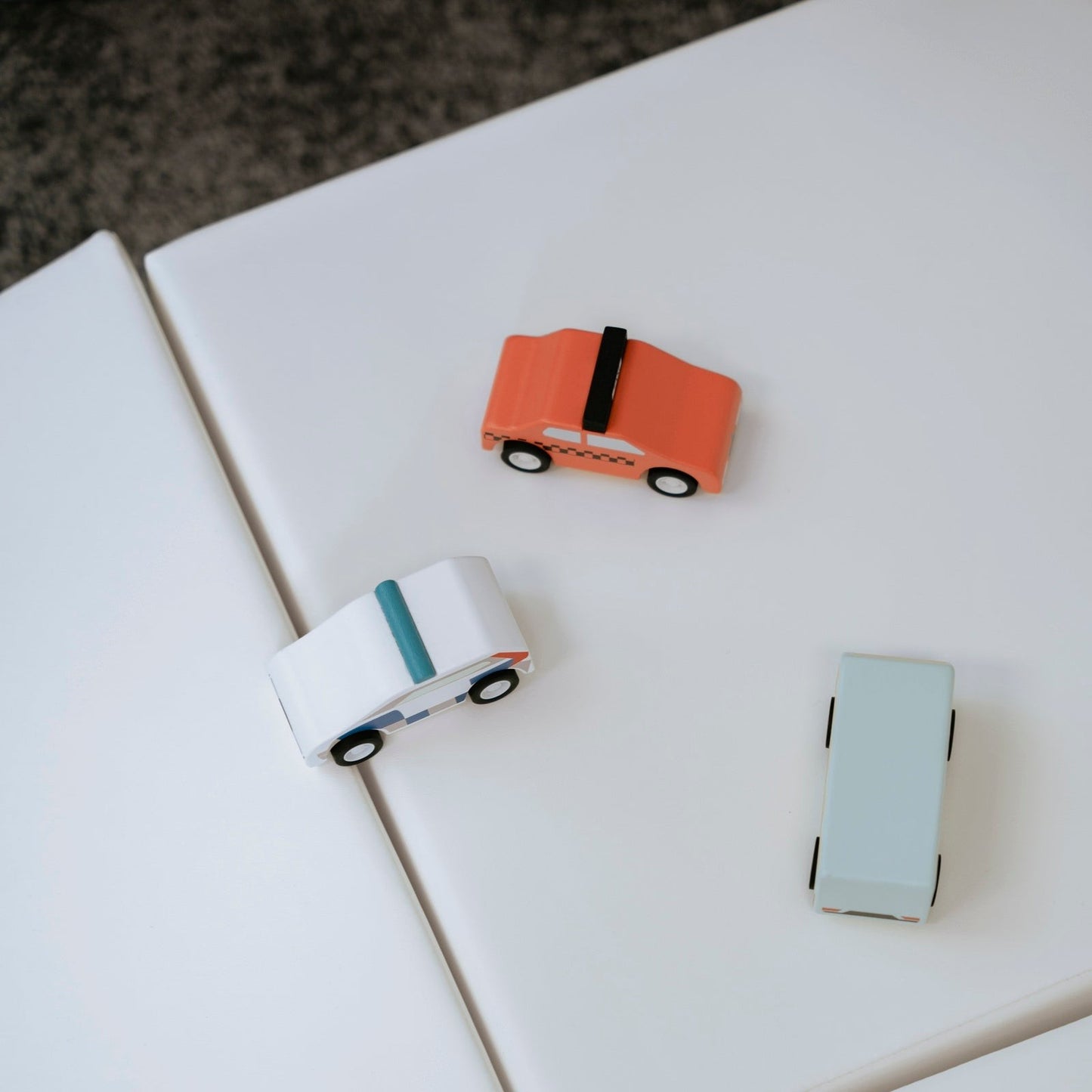 Soft Play 5 Foam Block Set - White Corner Climber