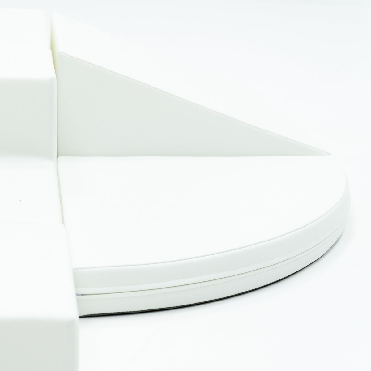 Soft Play 5 Foam Block Set - White Corner Climber