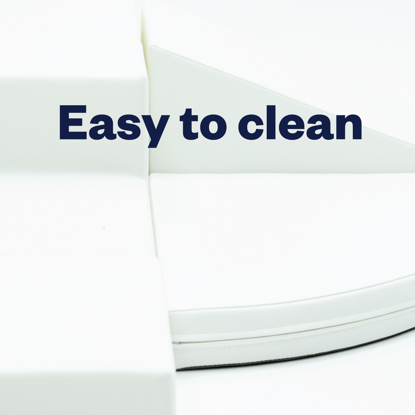 Soft Play 5 Foam Block Set - White Corner Climber