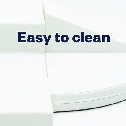 Soft Play 5 Foam Block Set - White Corner Climber