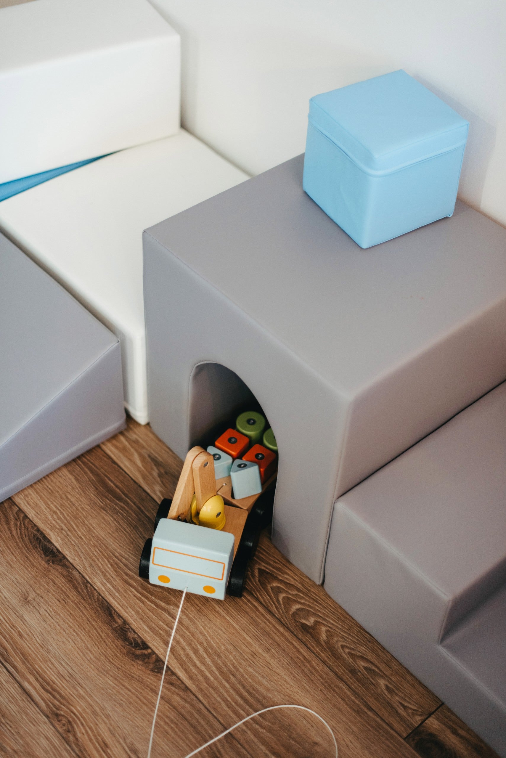 Soft Play 10 Foam Block Set - Grey & White Creativity