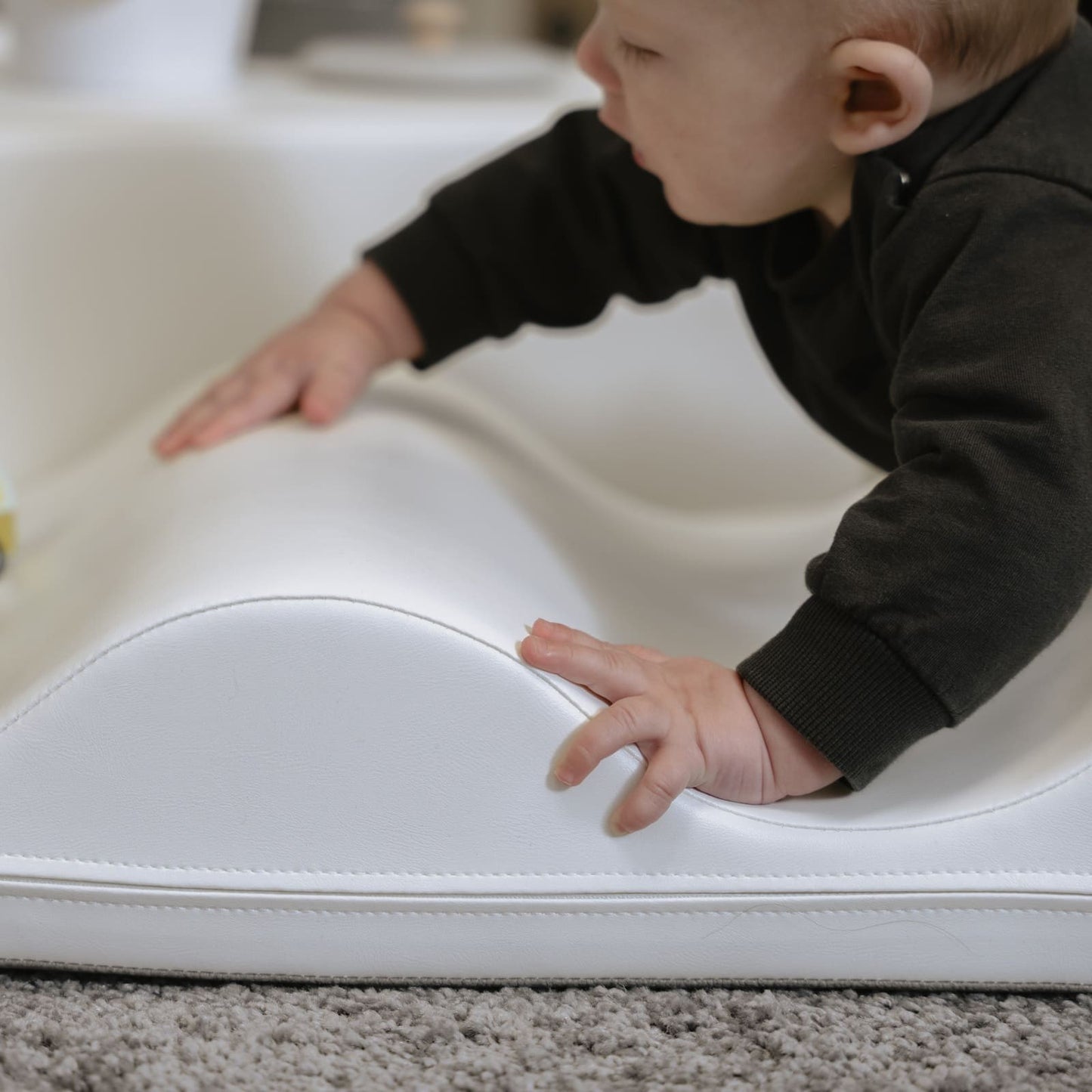 Soft Play 7 Foam Block Set - White Discoverer