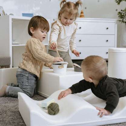 Soft Play 7 Foam Block Set - White Discoverer