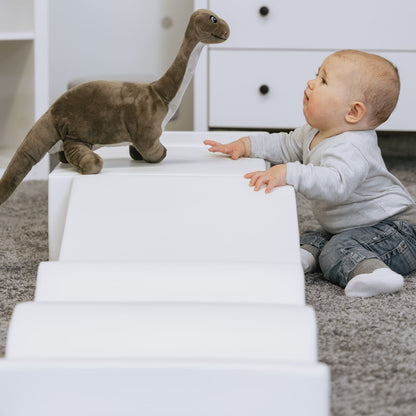 Soft Play 7 Foam Block Set - White Discoverer