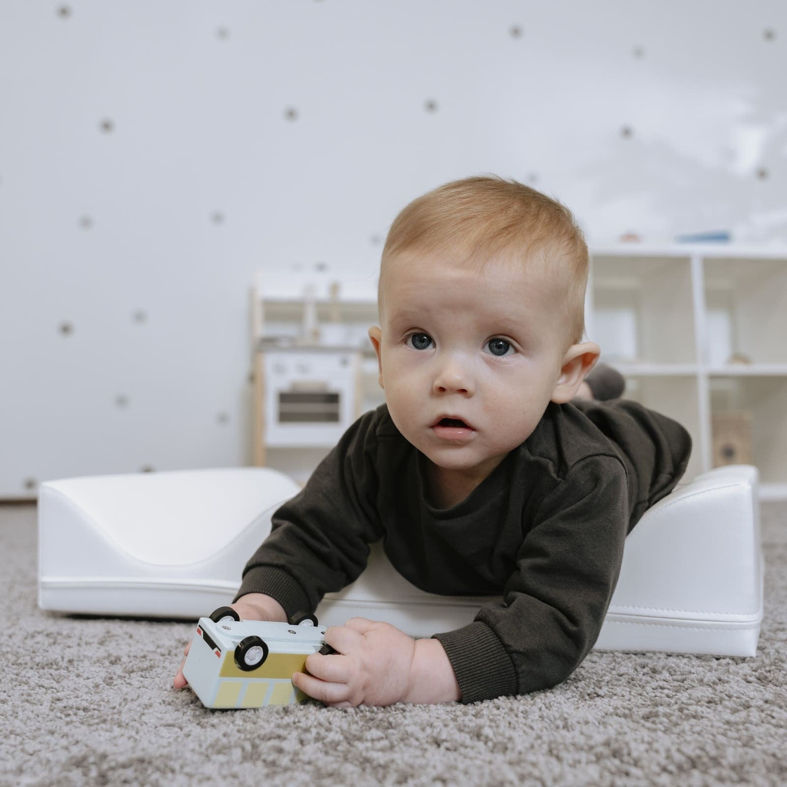 Soft Play 7 Foam Block Set - White Discoverer