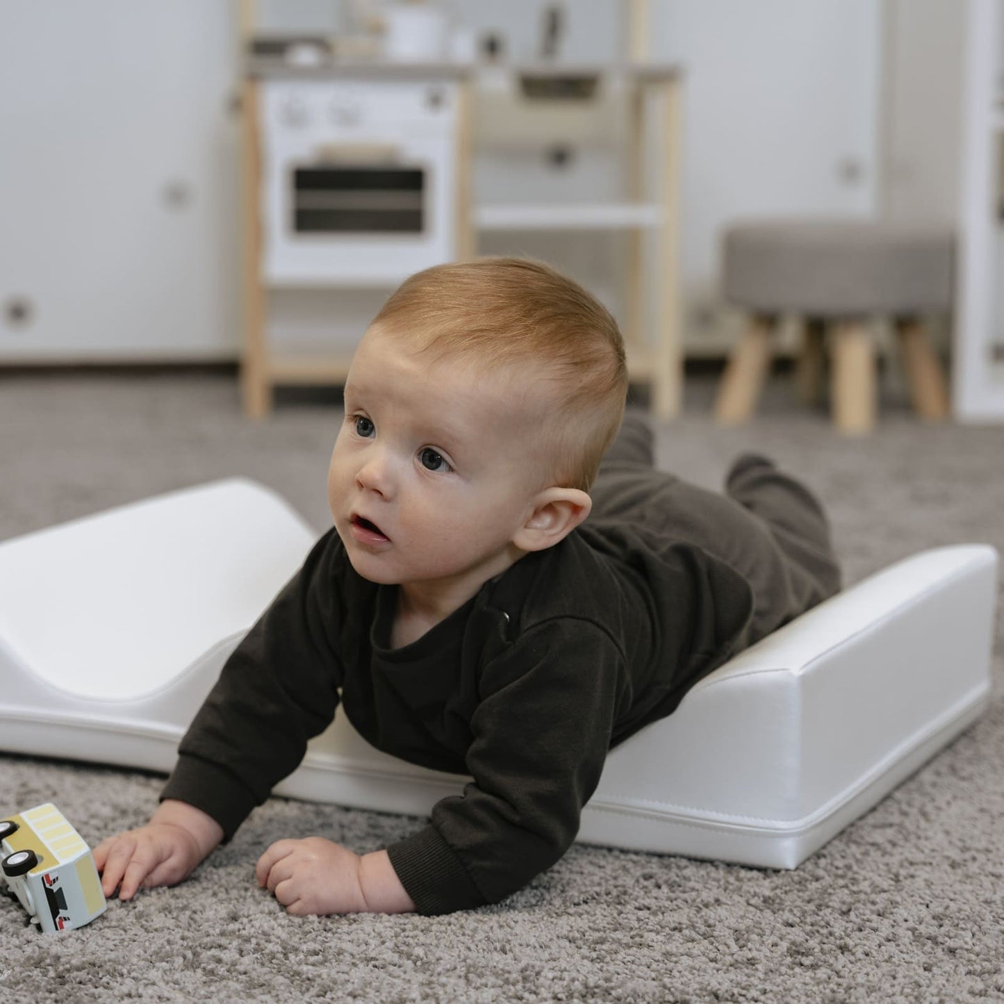 Soft Play 7 Foam Block Set - White Discoverer