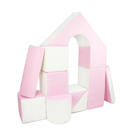 Maxi Castle Blocks - Pastel Pink