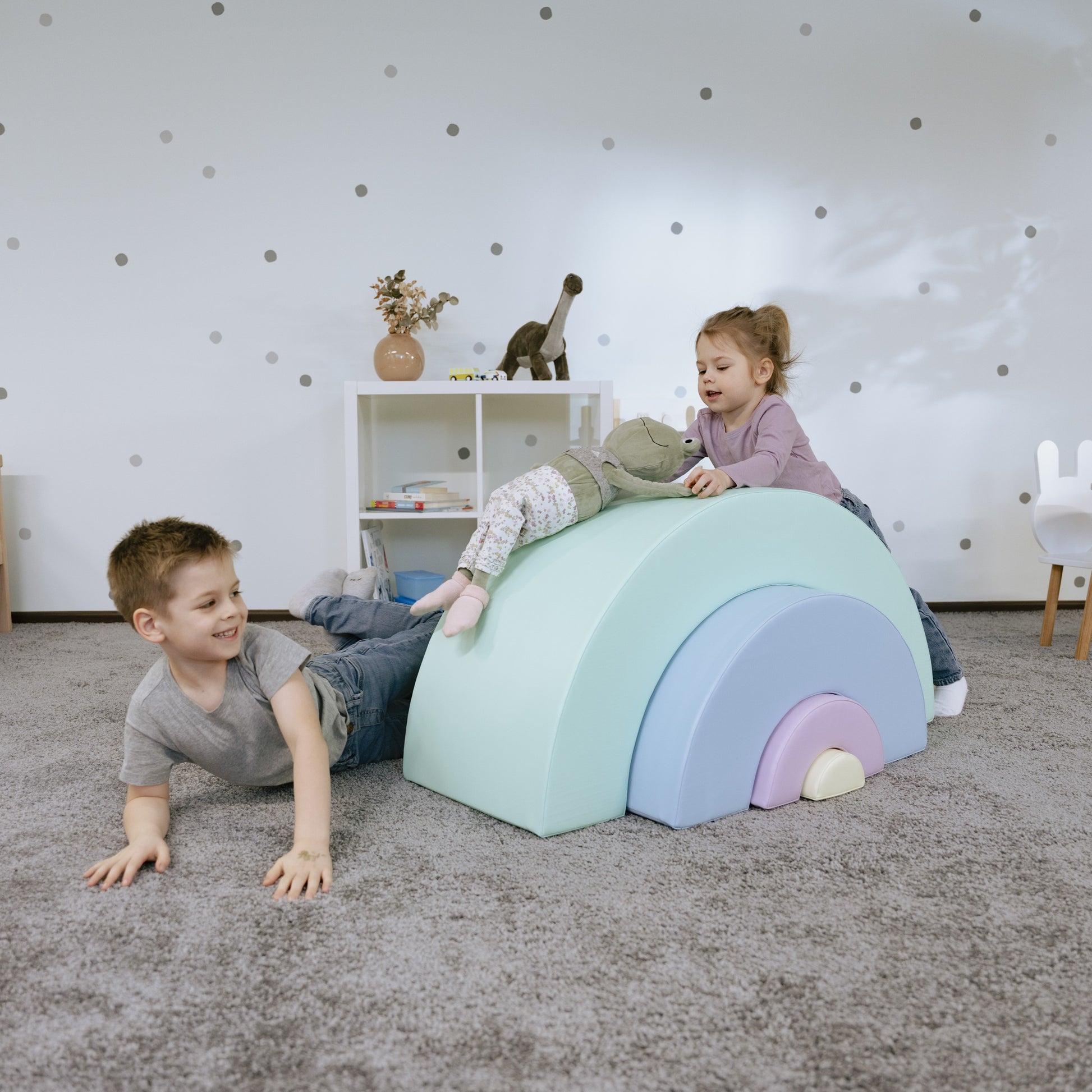 Montessori Soft Play Set - Rainbow