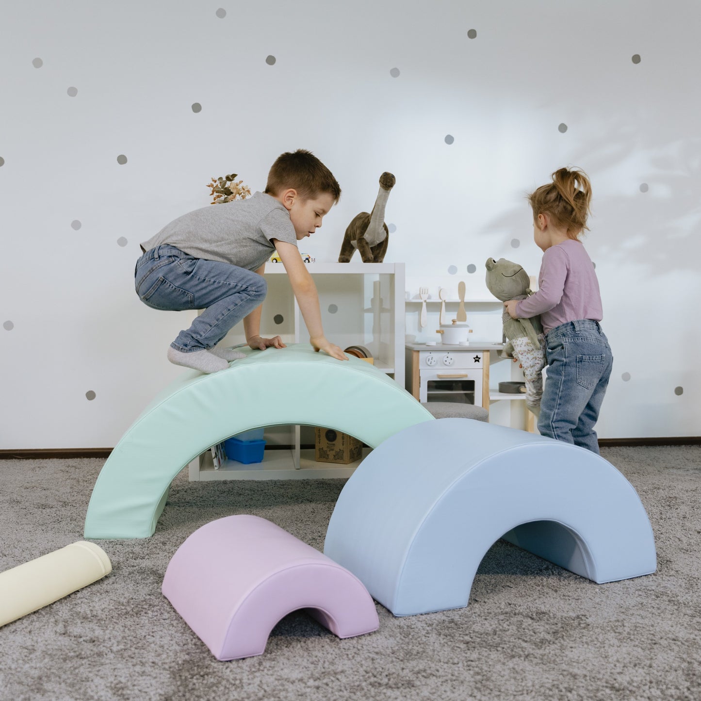 Montessori Soft Play Set - Rainbow