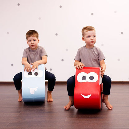 Soft Play Ride On Toy - Red Car