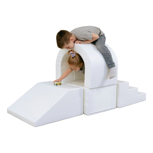 Soft Play Set Tunnel - White